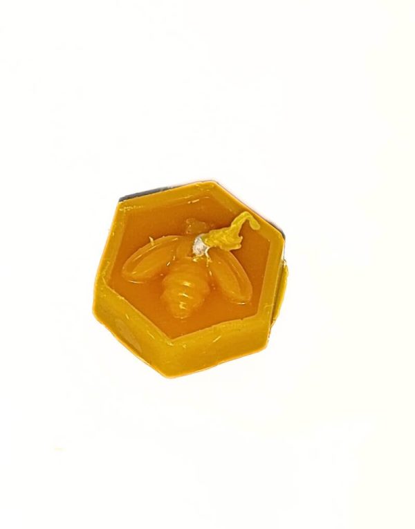 Hexagon Mécses Méhecskével