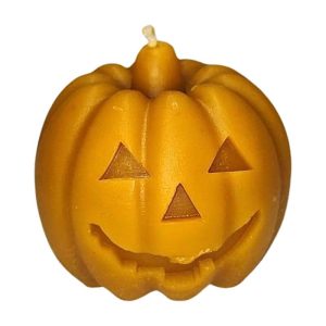 Halloween tök formájú méhviasz gyertya