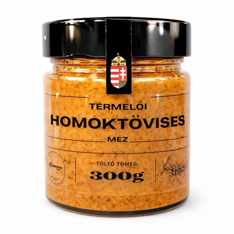 Homoktövises méz